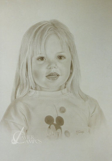 Niña rubia Pencil