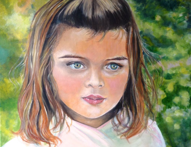 Paisanita Oil Canvas Portrait