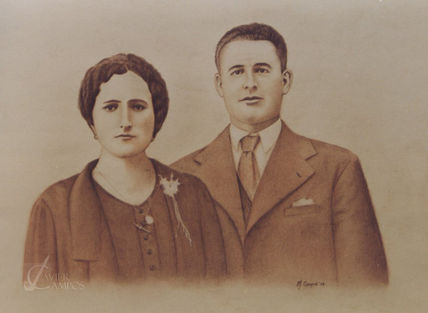 Matrimonio en sepia