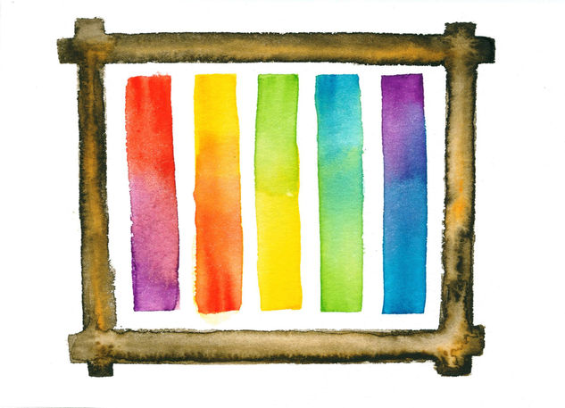 Rainbow ready for shipping Acrylic Paper Others