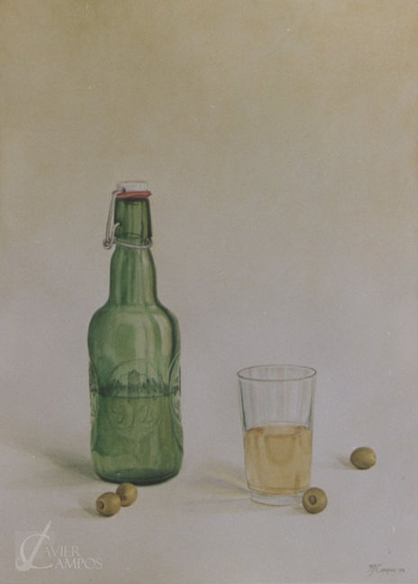 Vino y aceitunas
