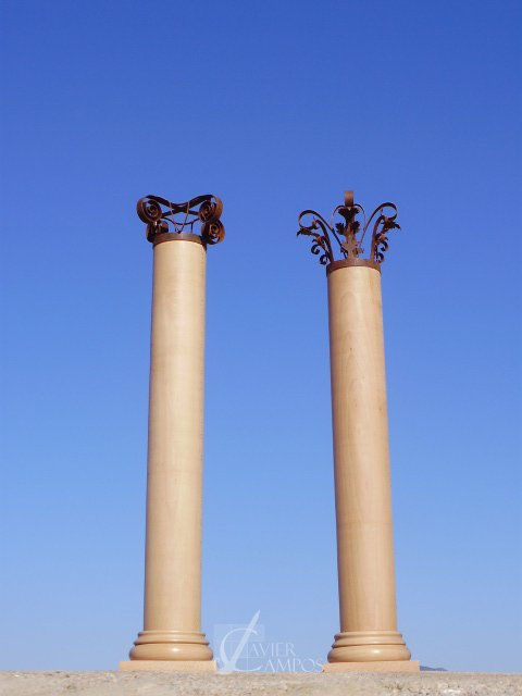 Las columnas del templo de Hércules