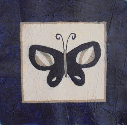 Mariposas y hojas I