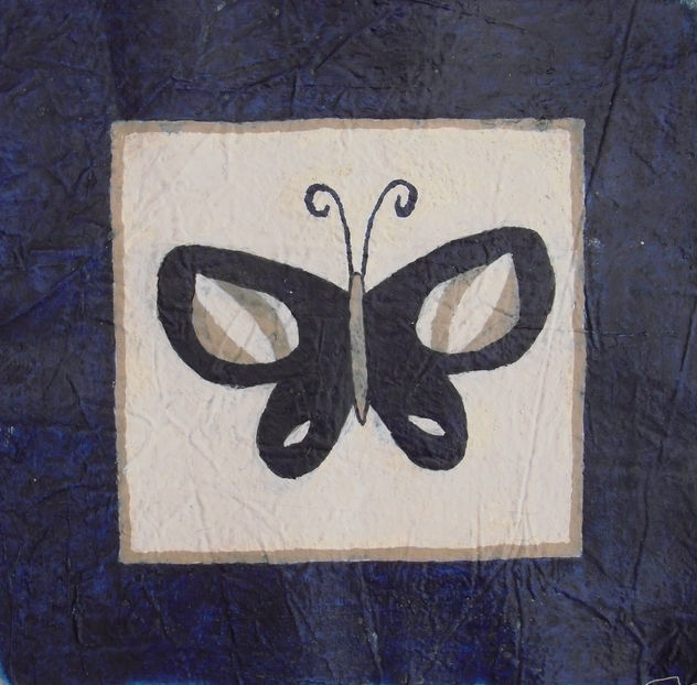Mariposas y hojas I