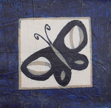 Mariposas y hojas V