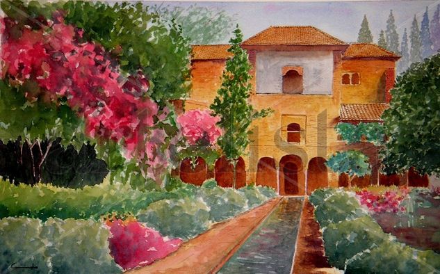 GENERALIFE PARTE ANTIGUA Watercolour Paper Landscaping