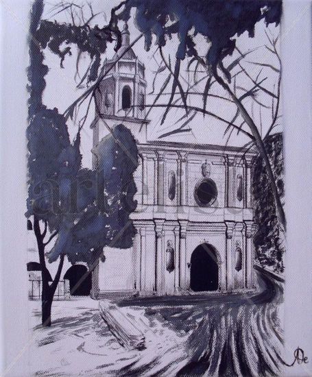 Monasterio de los Caños Santos de Olvera Mixed Media