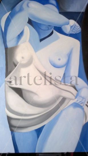 1700 Oil Canvas Figure Painting