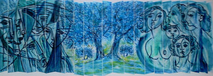 Composicion en azul