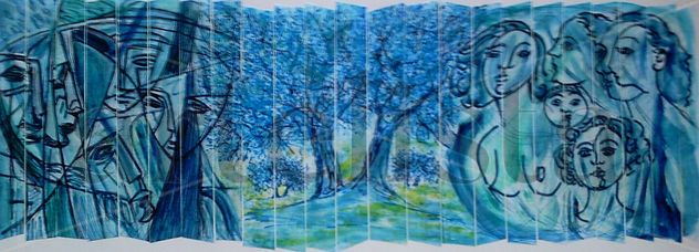 COMPOSICION EN AZUL