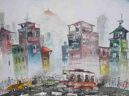 ABANCAY CITY Watercolour Card Others