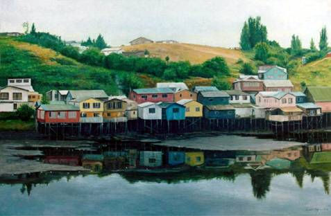 Ancud Óleo Lienzo Paisaje