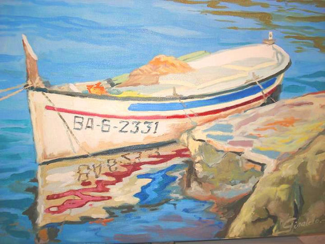 amarre Oil Canvas Marine Painting