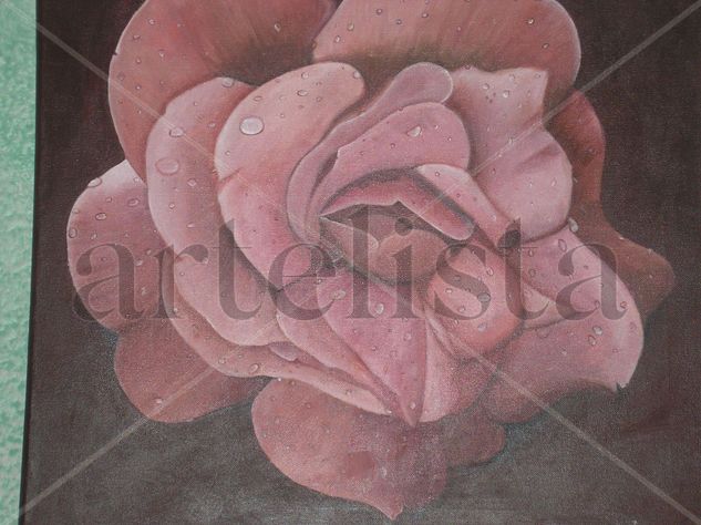 ROSA Acrylic Canvas Floral Painting