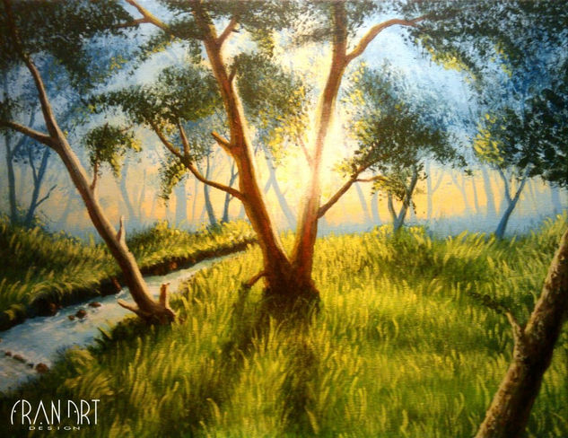 Sun light Acrylic Canvas Landscaping