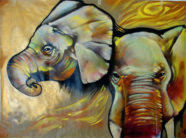 elefantes oro