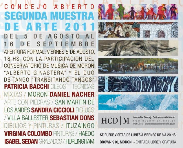 SEGUNDA MUESTRA DE ARTE 2011- HONORABLE CONCEJO DELIBERANTE DE MORON