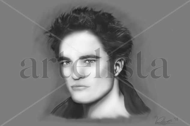 Retrato de Robert Pattinson 