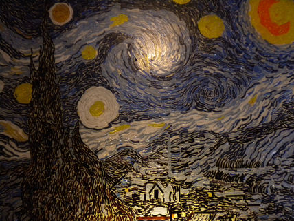 La noche estrellada...