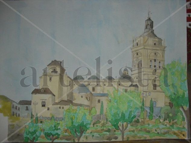 catedral , guadix Oil Canvas Landscaping