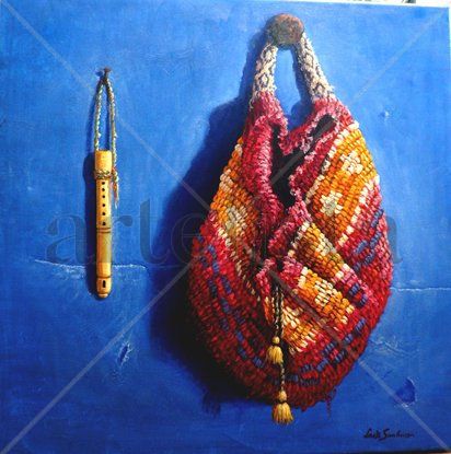 Bolso Aymara en Azul