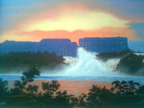 Canaima al atardecer