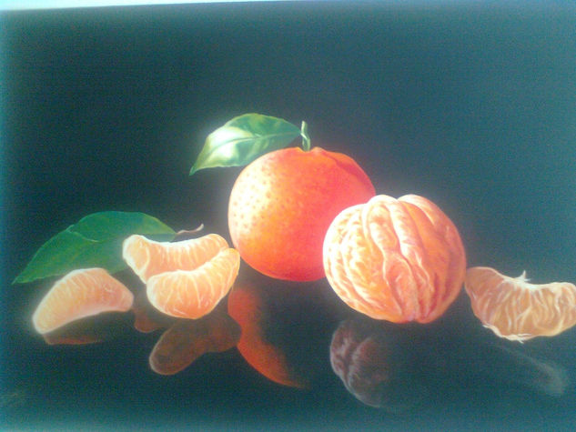 Mandarinas, puras mandarinas Oil Canvas Landscaping