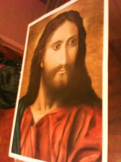 jesus Pastel Paper Figure Painting