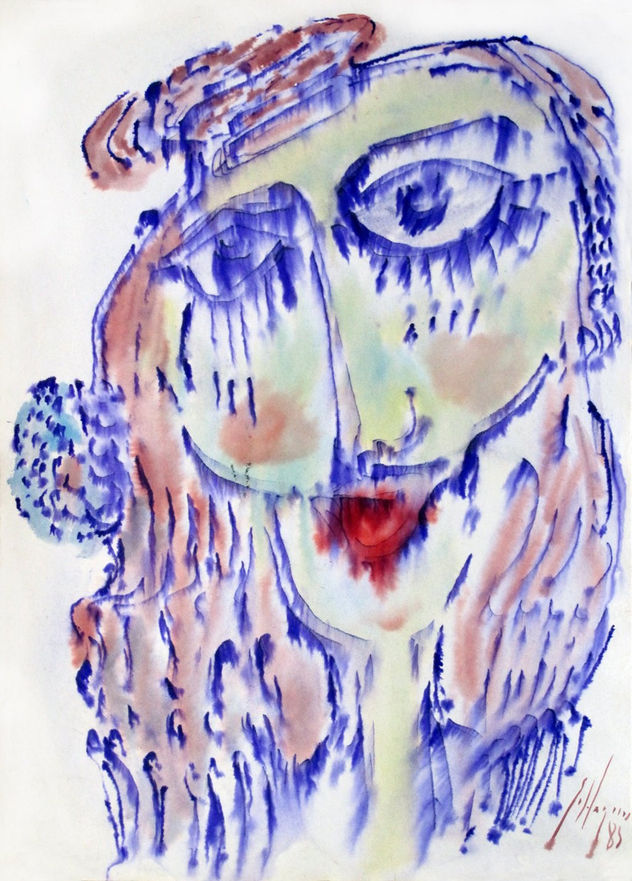 Lacy pensativa, (Lacy thoughtful)
