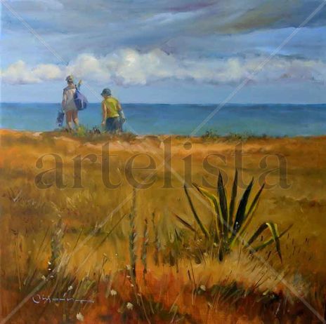 Camino de la playa
