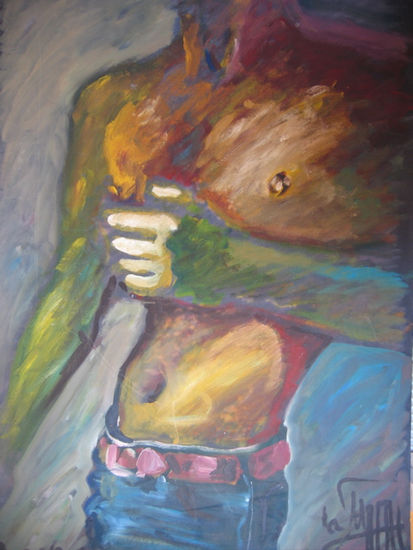 torso Acrylic Canvas Figure Painting