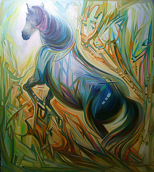 CORSEL DEL TIEMPO Oil Canvas Animals