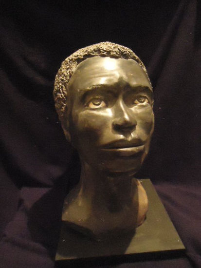 "joven africano" Pottery Figurative