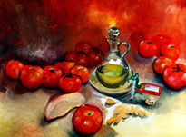 Tomates en la mesa