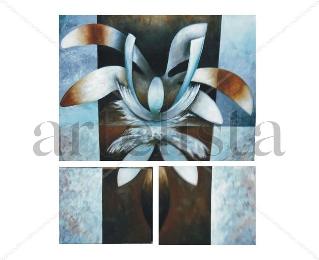 Orquídea en tres
