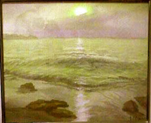 atardecer marina