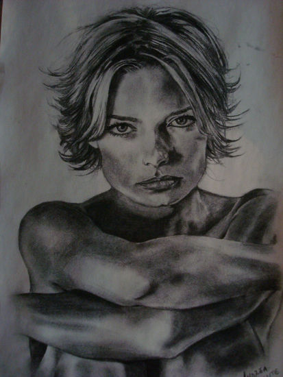 Jaime Pressly Charcoal