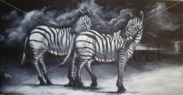 Libertad Salvaje Oil Canvas Animals