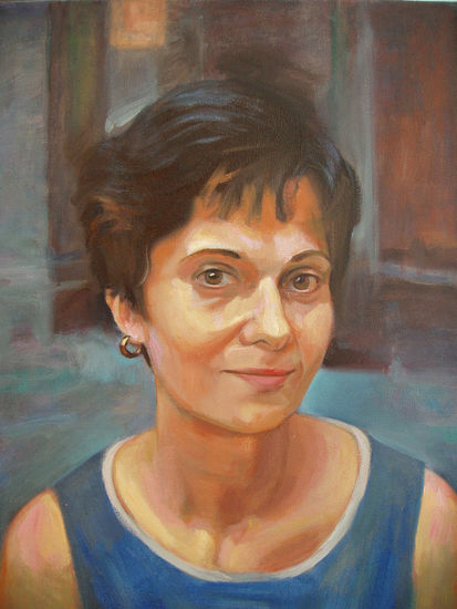 Milagros Oil Canvas Portrait