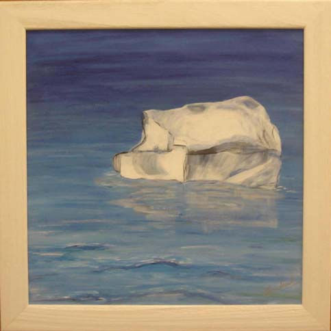 Iceberg azul Acrylic Canvas Landscaping