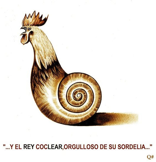 " EL REY LEAR según Q# ( ...Y EL REY COCLEAR,ORGULLOSO DE SU SORDELIA...) " 