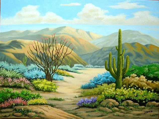 Desierto Oil Canvas Landscaping