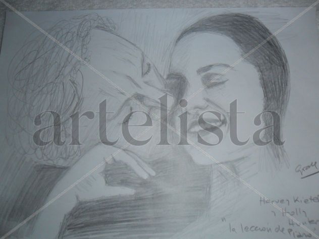 "LA LECCION DE PIANO" Harvey Keitel y Holly Hunter