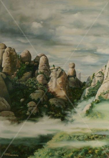 Montserrat Óleo Lienzo Paisaje