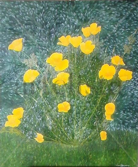 Amapolas Oil Canvas Landscaping