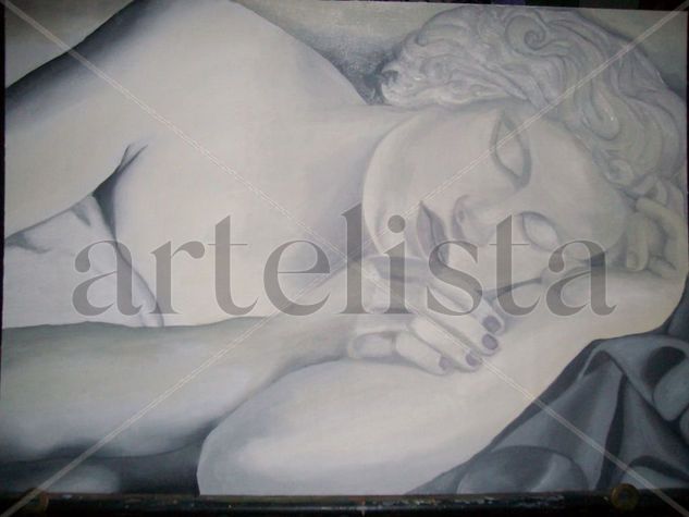 Reproduccion de Tamara de Lempicka Óleo Lienzo Figura