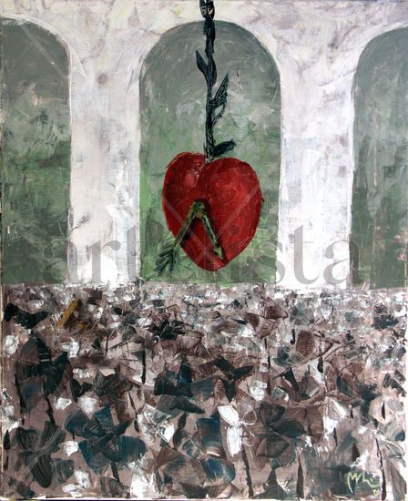 Corazón péndulo Oil Canvas Others