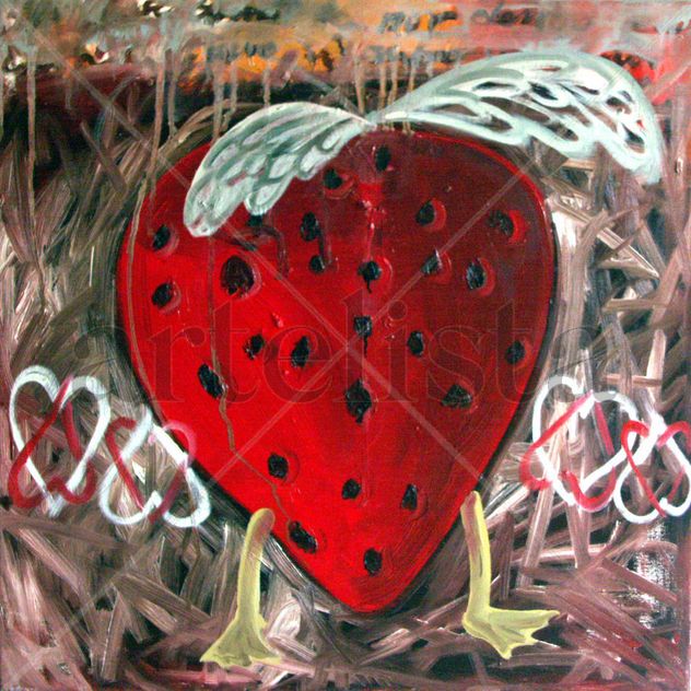 Corazón-fresa