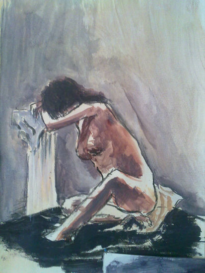 model36 Acrylic Paper Nude Paintings