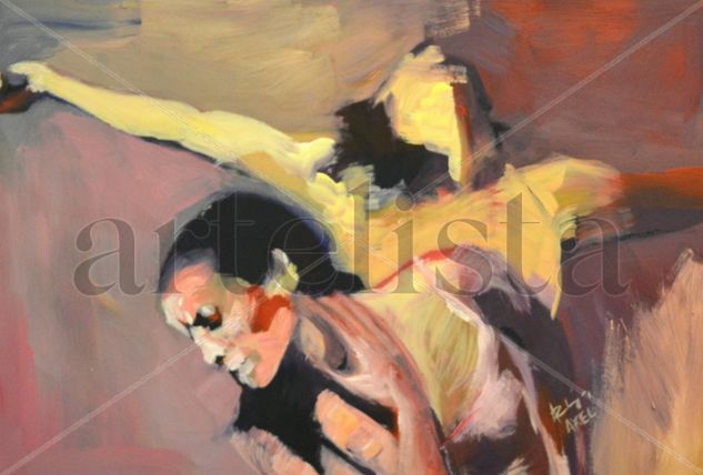 Danza moderna Oil Card Figure Painting